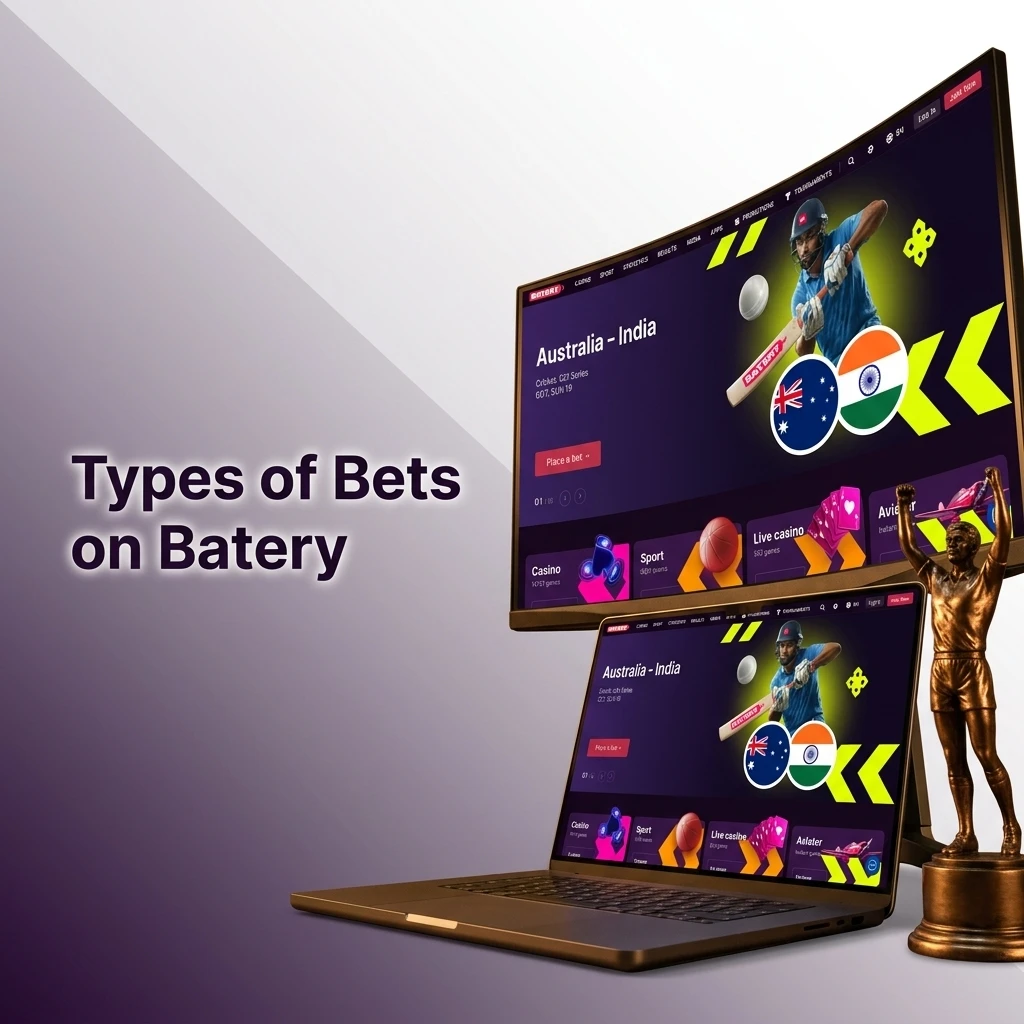 Single, Express Accumulator, and System bet types on Batery explained for new and experienced bettors